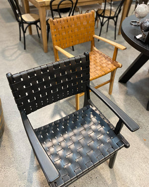 London Carver Chair - Teak Black