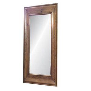 Solid Oak Floor Mirror - Natural