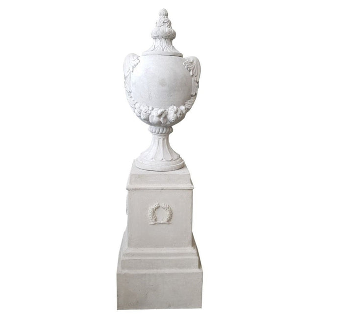 Palladio Urn with Pedestal