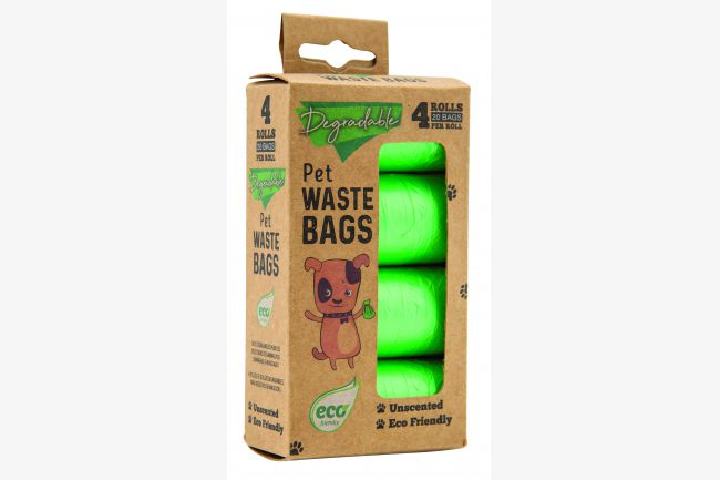 Degradable Pet Waste 80 Bags