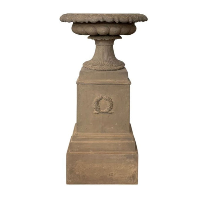 Half Urn with Pedestal