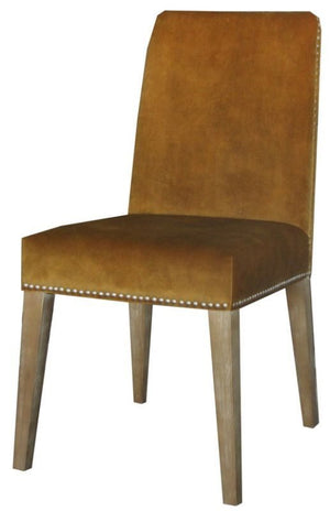 Pascal Dining Chair Mustard Velvet