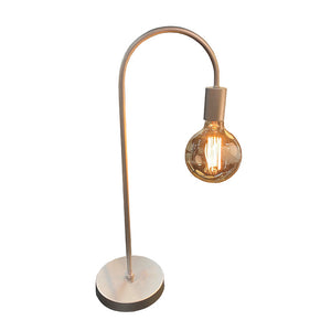 Industrial Curve Table Lamp