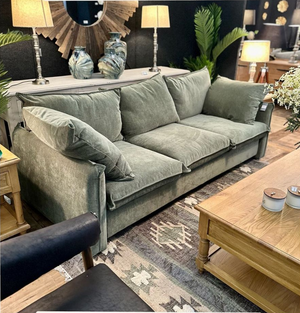 Fernsby Lux 3 Seater Sofa - Sage