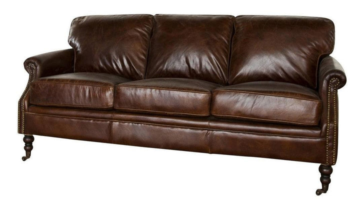 Winchester 3 Seater Sofa - Vintage Cigar