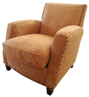 Vito Armchair - Destroyed Camel