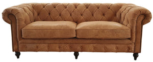 Chesterfield 3 Seat Sofa - Camel