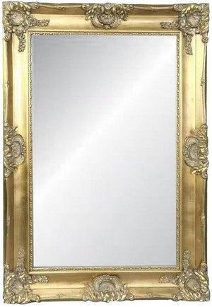 Ornate Bevelled Mirror – Antique Gold