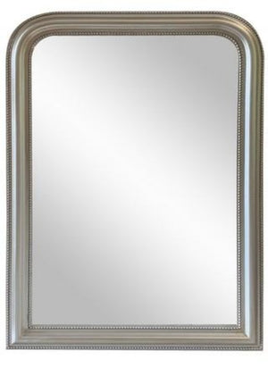 Toulouse Wall Mirror Antique Silver