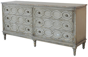 Cannes 6 Drawers Sideboard