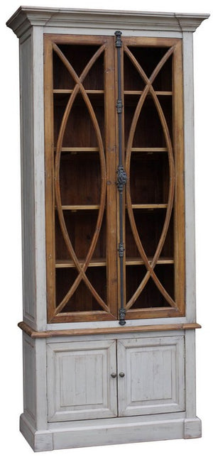 Old Pine Display Cabinet