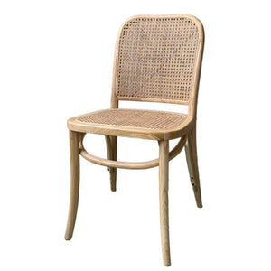 Capri Rattan Weave Dining Chair - Natural
