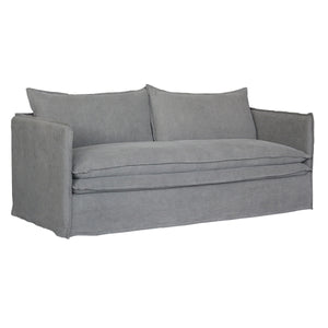 Courtenay 3 Seat Slip Cover Sofa - Grey