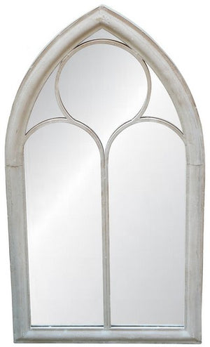 Outdoor/Indoor Mirror - Antique White