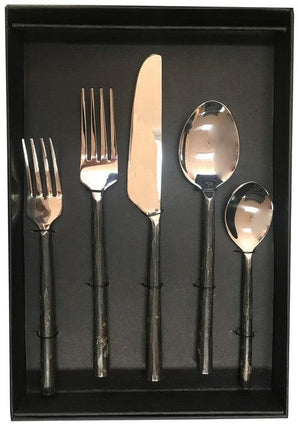 Taper cutlery set/5 - shiny, burnished
