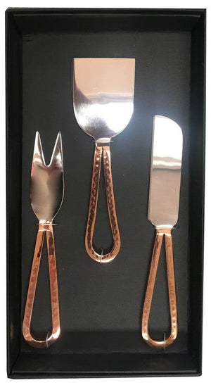 Loop Cheese Set/3 - Shiny Copper Plated