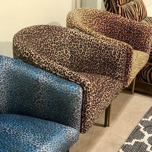 Roxy Chair Leopard Skin Print