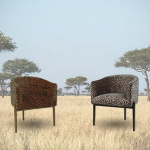Roxy Chair Leopard Skin Print