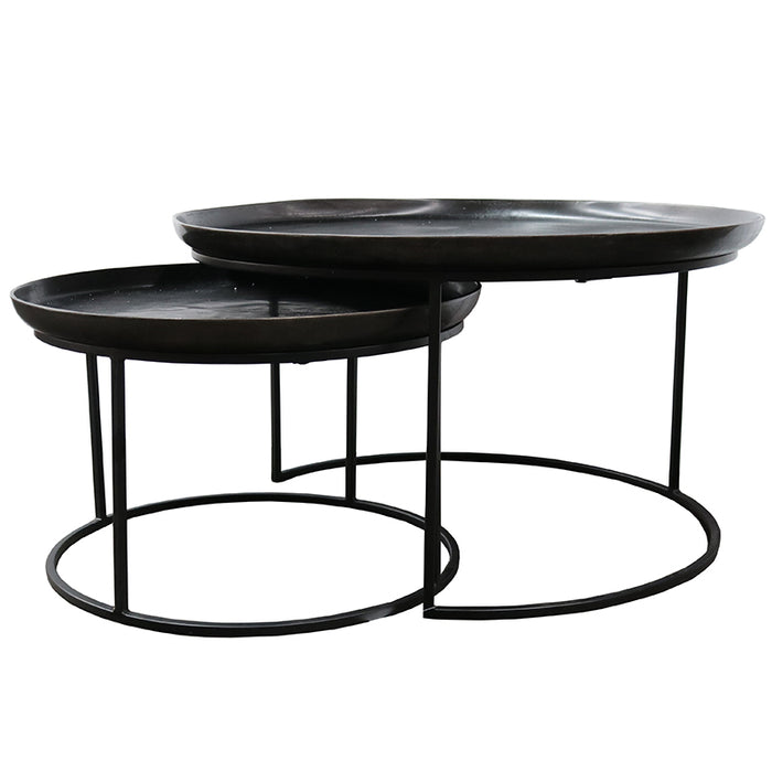 Calypso Coffee Table Set/2 -Black