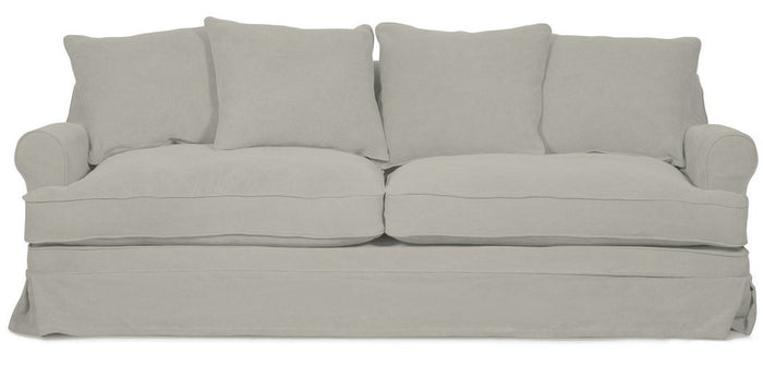 Newport 2.5 Seater Slip Cover Sofa- Pastel Grey