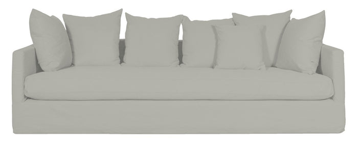 Chalet 3 Seater Slip Cover Sofa- Pastel Grey