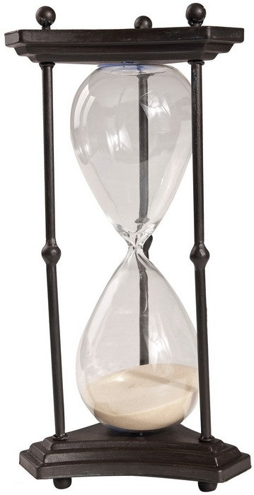 Hourglass with Gold Sand on Stand