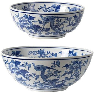 Blue and White decorative ceramic bowls Set/2
