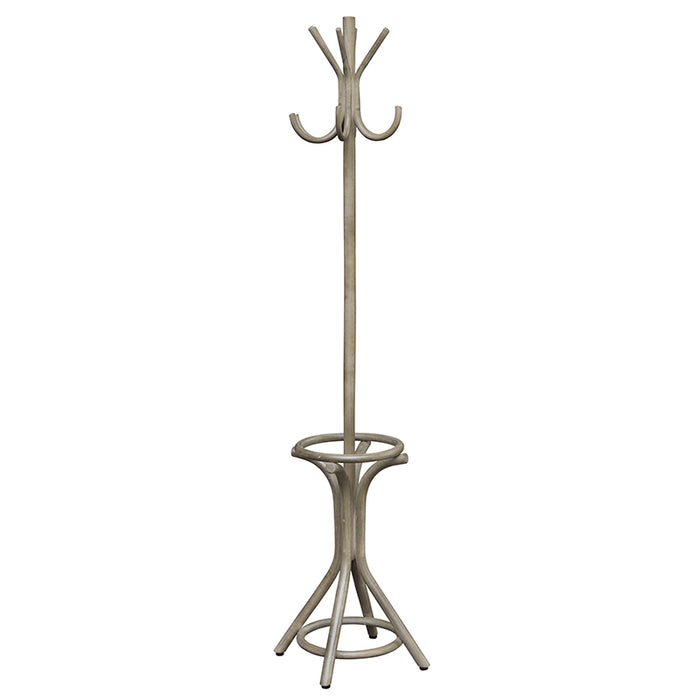 Rattan Coat Stand - Old Grey