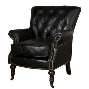 Harrington Belon Black Armchair