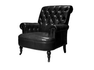 Waldorf Armchair Vintage Black