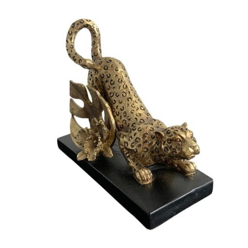 Luxe Cheeta with Decorative Leaves