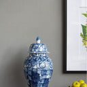 Abstract Pattern Lidded Jar at online8 furniture store Auckland