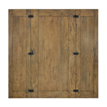 Alpine Fold Square Dining Table - Rustic Light at online8 furniture store Auckland