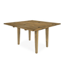 Alpine Fold Square Dining Table - Rustic Light at online8 furniture store Auckland