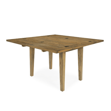Alpine Fold Square Dining Table - Rustic Light at online8 furniture store Auckland