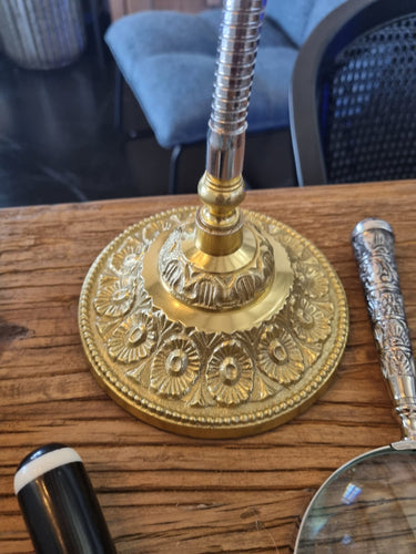 Aluminium & Brass Flexible Magnifier at online8 furniture store Auckland