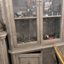 Anika Display Cabinet - Distressed Grey at online8 furniture store Auckland