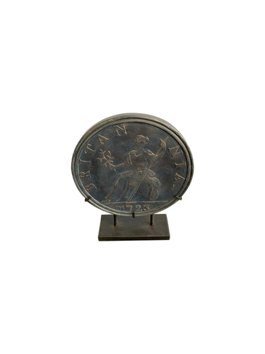 Antique Old Coin on Stand at online8 furniture store Auckland