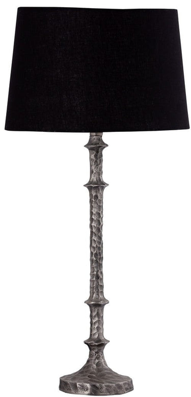 Antique Silver Table Lamp 63cm at online8 furniture store Auckland