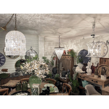 Antique Style White Chandelier at online8 furniture store Auckland