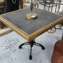 Antique Zinc Café Table | Dining Table at online8 furniture store Auckland
