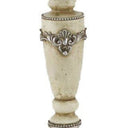 Antiqued Cream Candle Holder - Medium at online8 furniture store Auckland