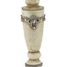 Antiqued Cream Candle Holder - Medium at online8 furniture store Auckland