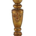 Antiqued Gold Candle Holder - Small at online8 furniture store Auckland