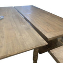 Artillery Dining Table Reclaimed Elm - 3000mm at online8 furniture store Auckland