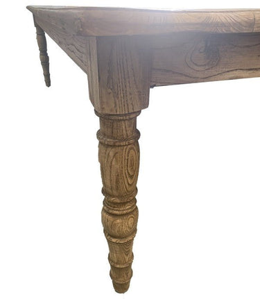 Artillery Dining Table Reclaimed Elm - 3000mm at online8 furniture store Auckland
