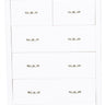 Asbel 5 Drawer Tallboy at online8 furniture store Auckland
