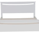 Asbel Bed Frame - White at online8 furniture store Auckland