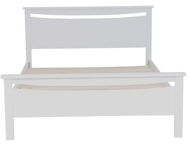 Asbel Bed Frame - White at online8 furniture store Auckland