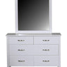 Asbel Dressing Table with Mirror at online8 furniture store Auckland